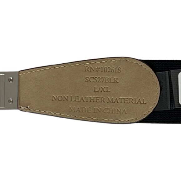 Style & Co. Stretch Women\'s Belt, Black, X/XL